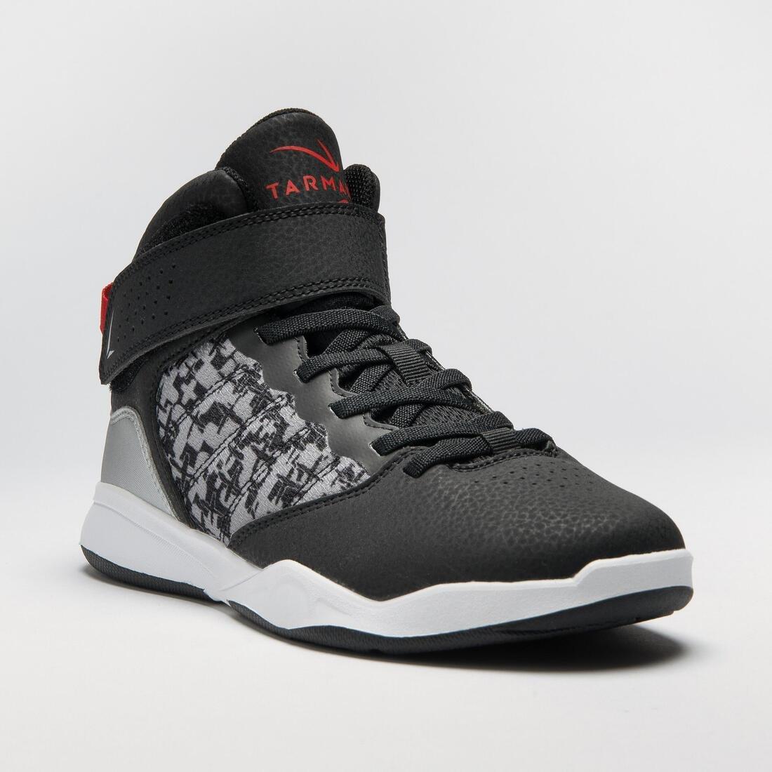 Kids Beginner Basketball Shoes - Se100, Black, , large image number 6