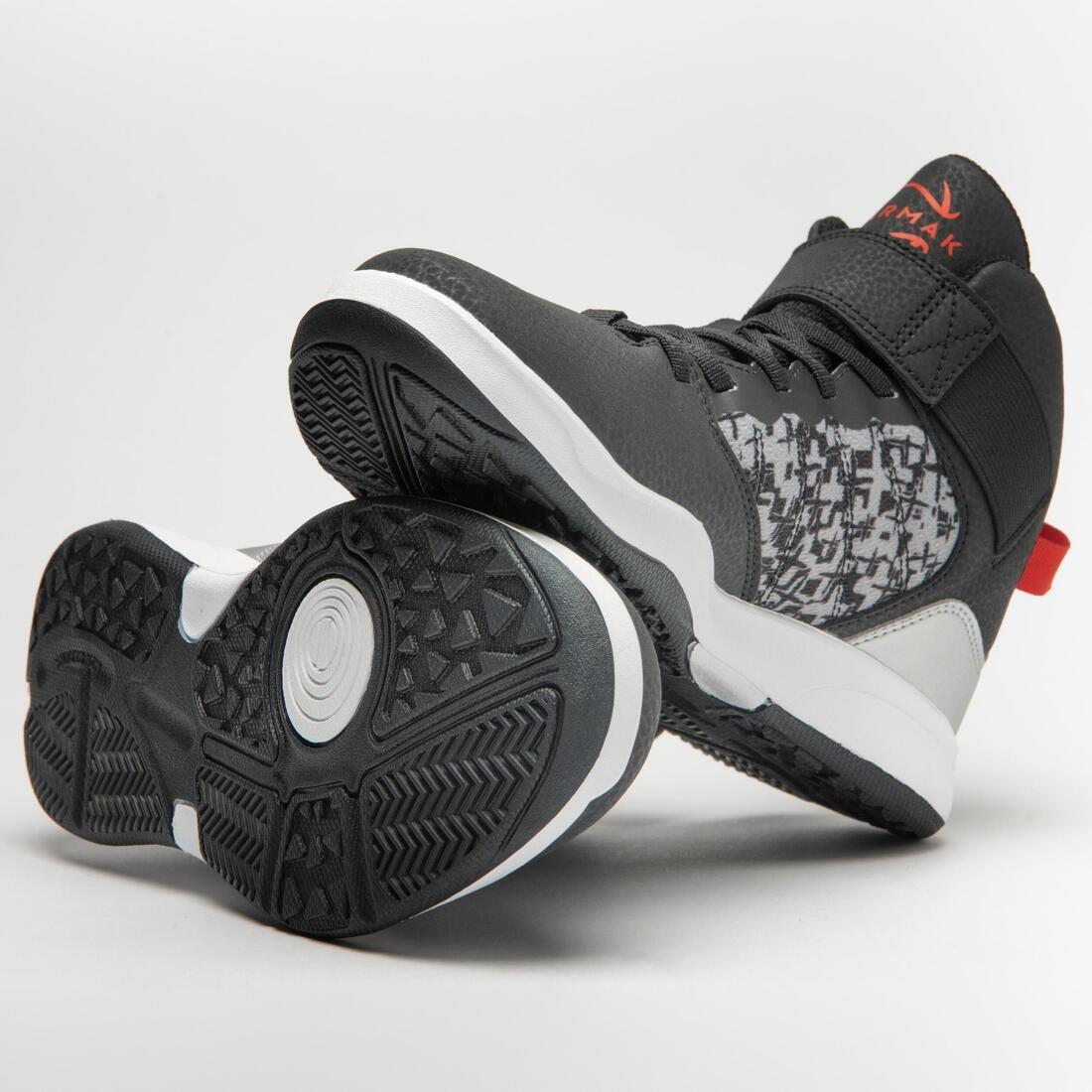 Kids Beginner Basketball Shoes - Se100, Black, No Color, large image number 10