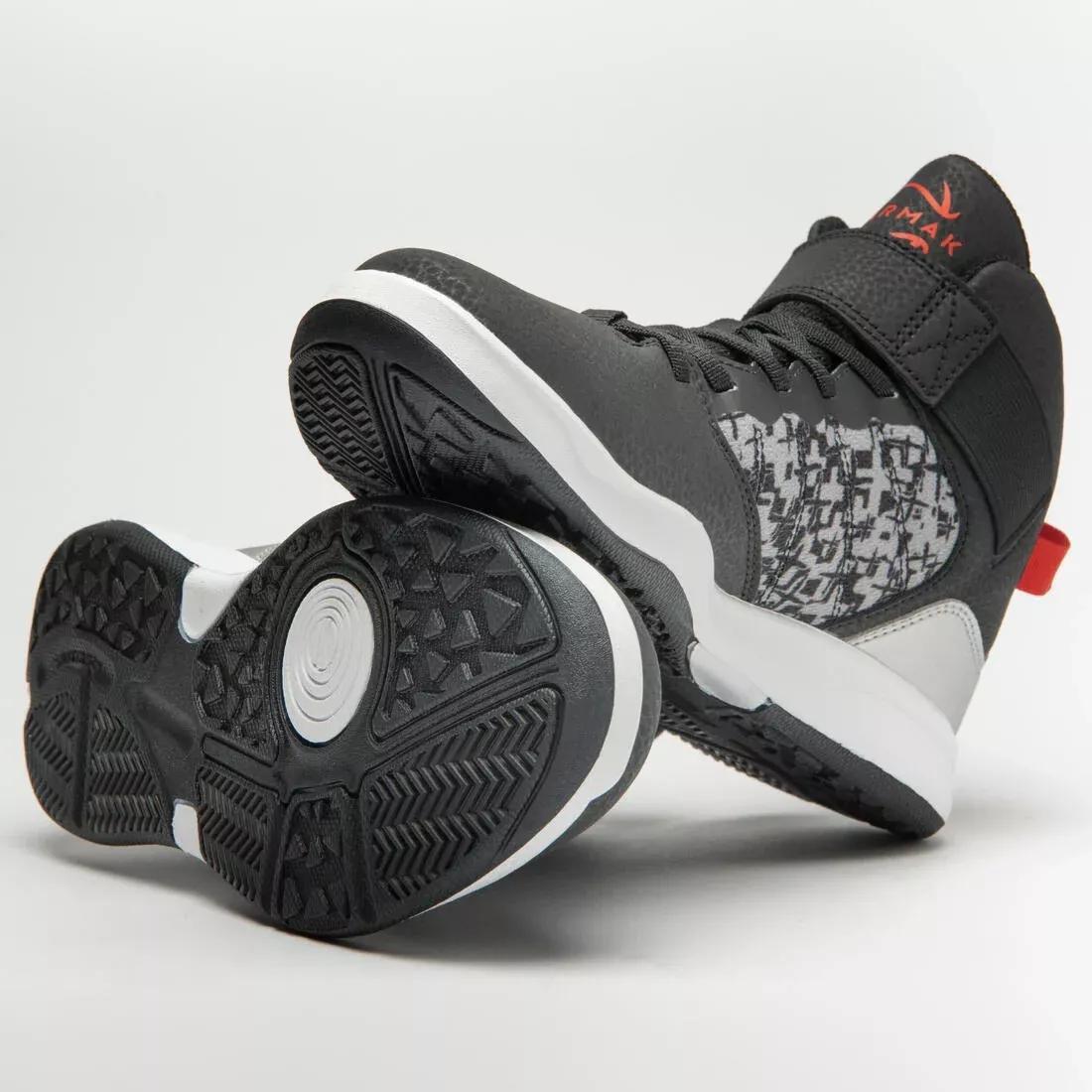 Kids Beginner Basketball Shoes - Se100, Black, , large image number 13