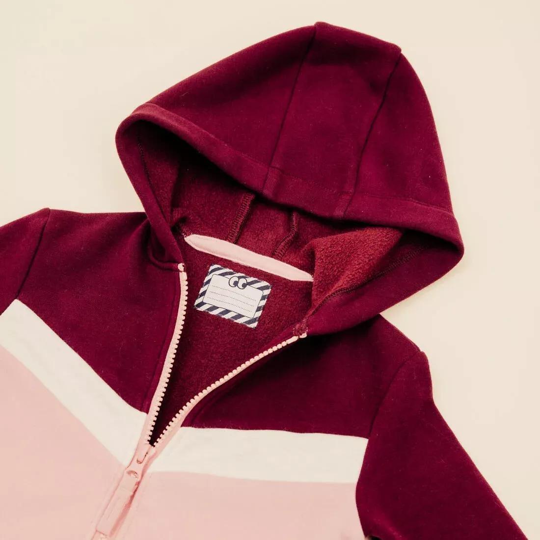 DOMYOS--VESTE 120 BABY PINK AN D DARK PINK, , large image number 13