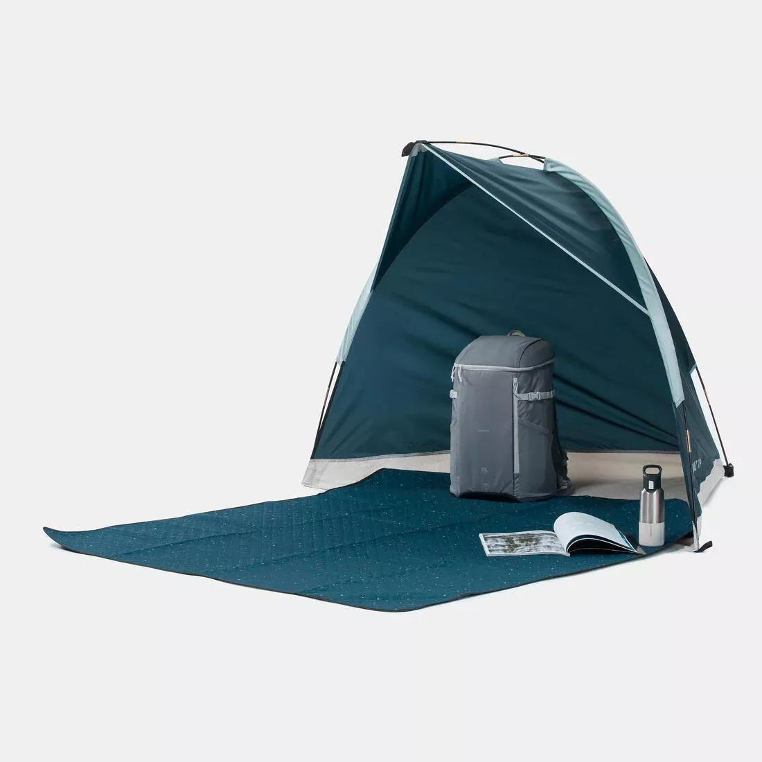 Camping Shelter With Poles - 1 Person - Arpenaz 1P, Blue, No Color, large image number 2