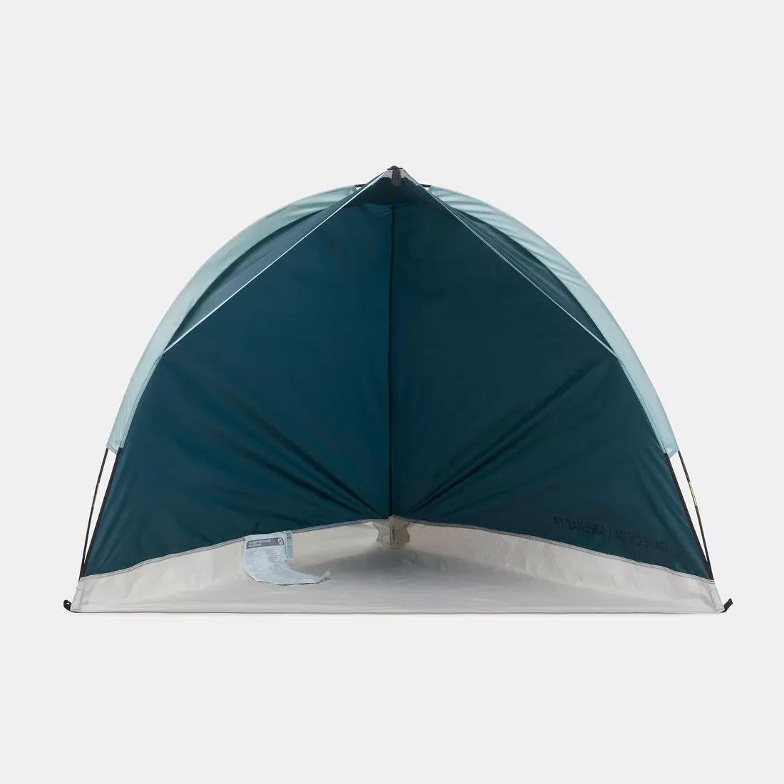 Camping Shelter With Poles - 1 Person - Arpenaz 1P, Blue, No Color, large image number 4