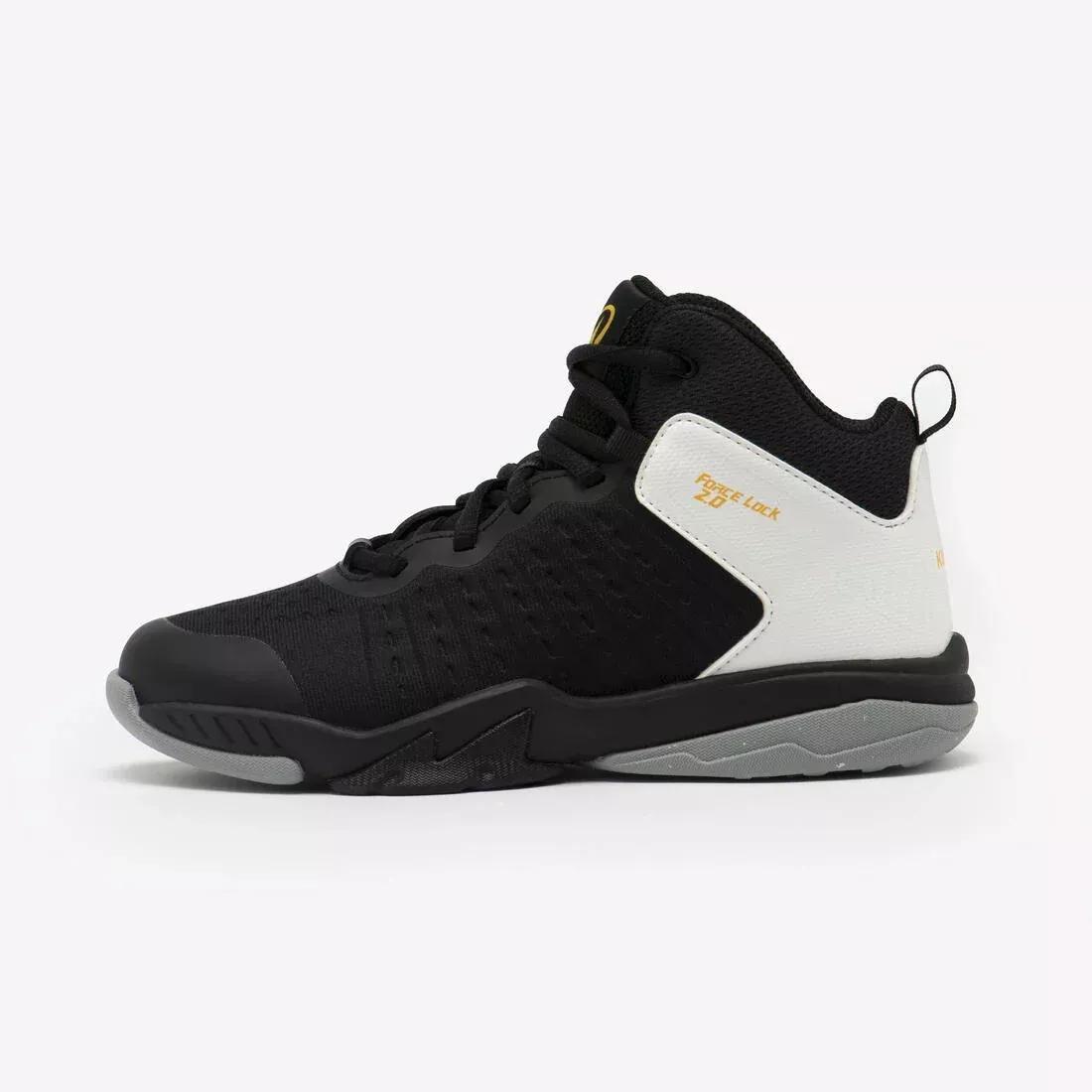 Kids Unisex Intermediate Basketball Shoes - SS500H, Black, No Color, large image number 0