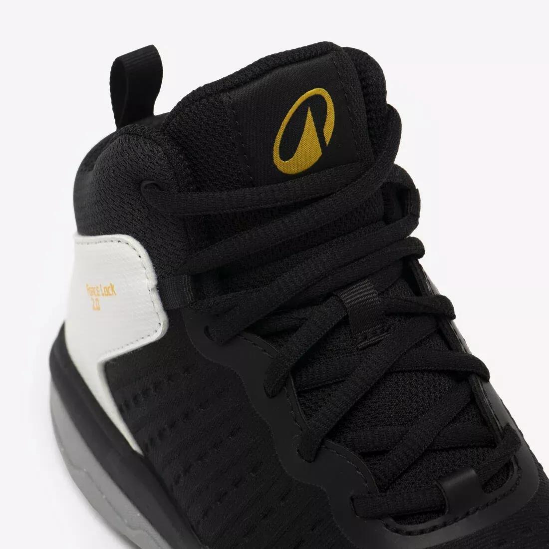 Kids Unisex Intermediate Basketball Shoes - SS500H, Black, No Color, large image number 2