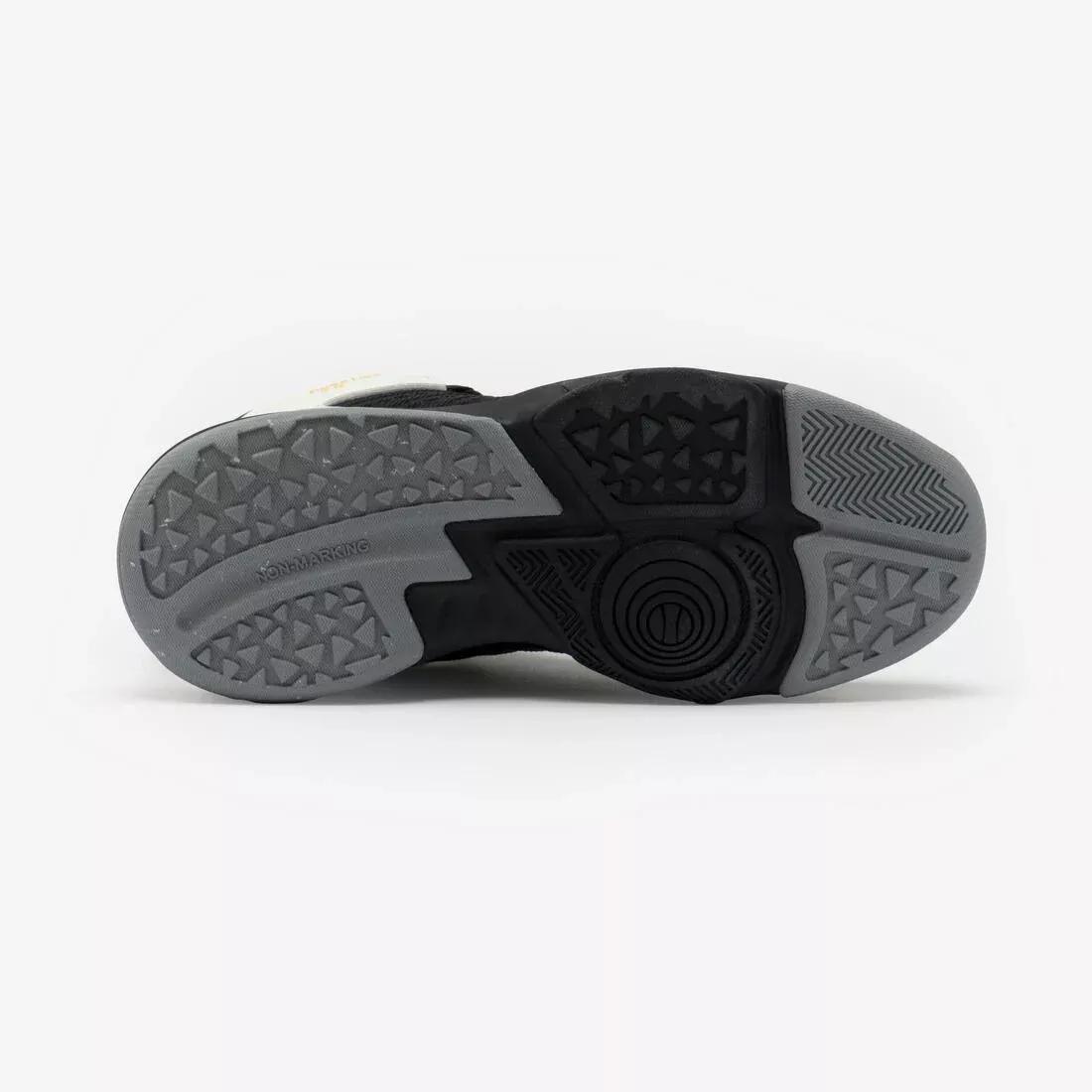 Kids Unisex Intermediate Basketball Shoes - SS500H, Black, No Color, large image number 3