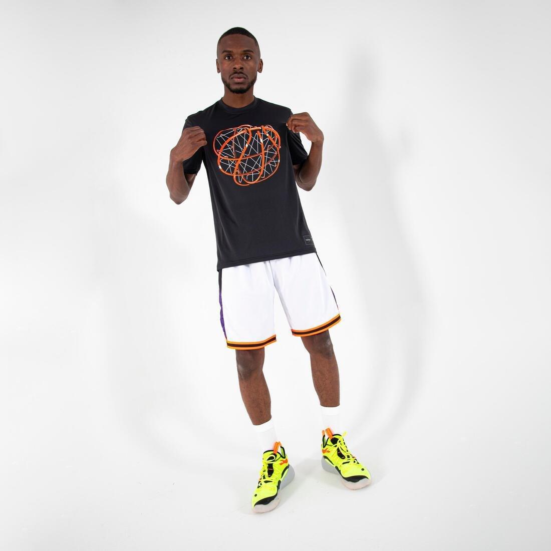 Unisex Basketball T-Shirt - Ts500, Black, No Color, large image number 5