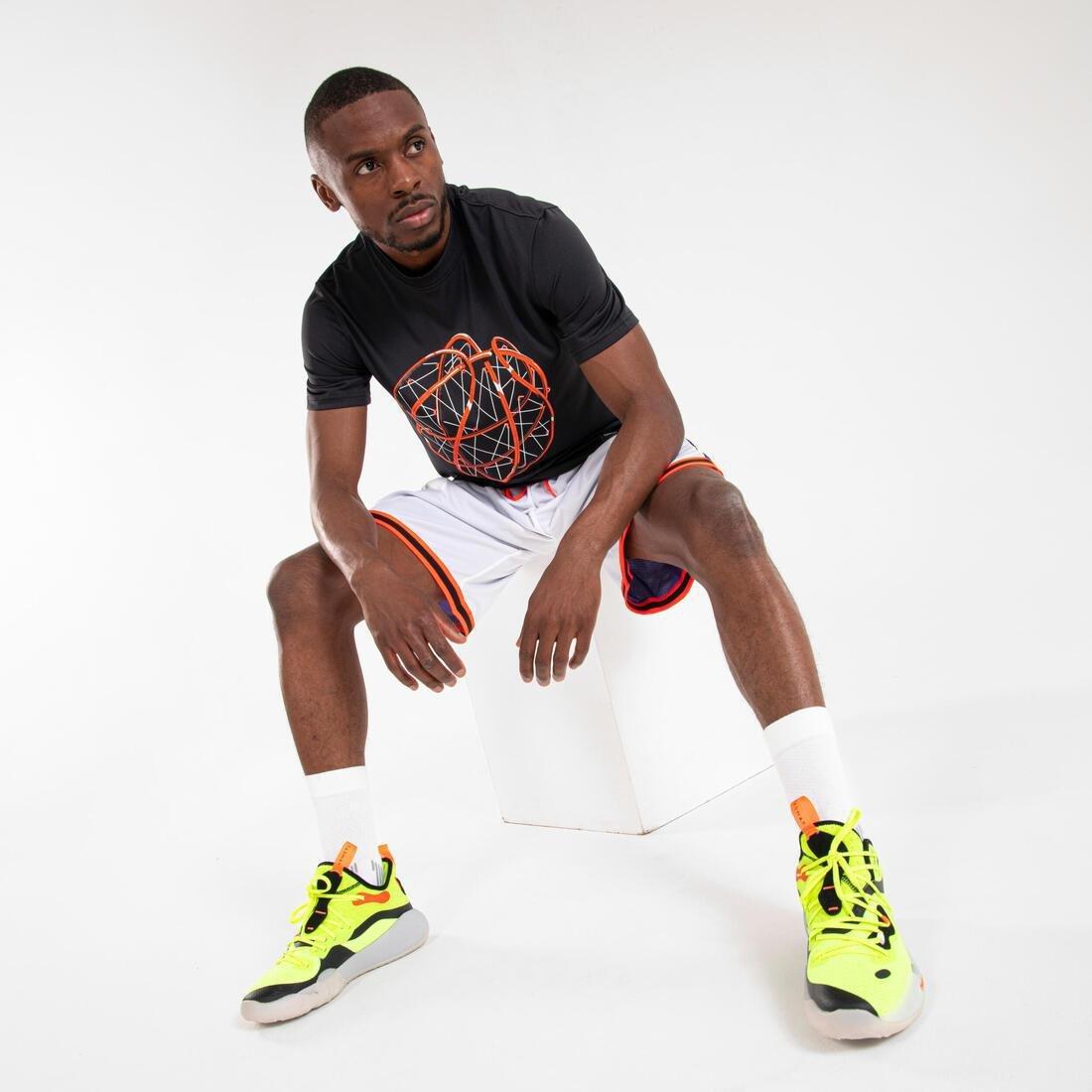 Unisex Basketball T-Shirt - Ts500, Black, No Color, large image number 6