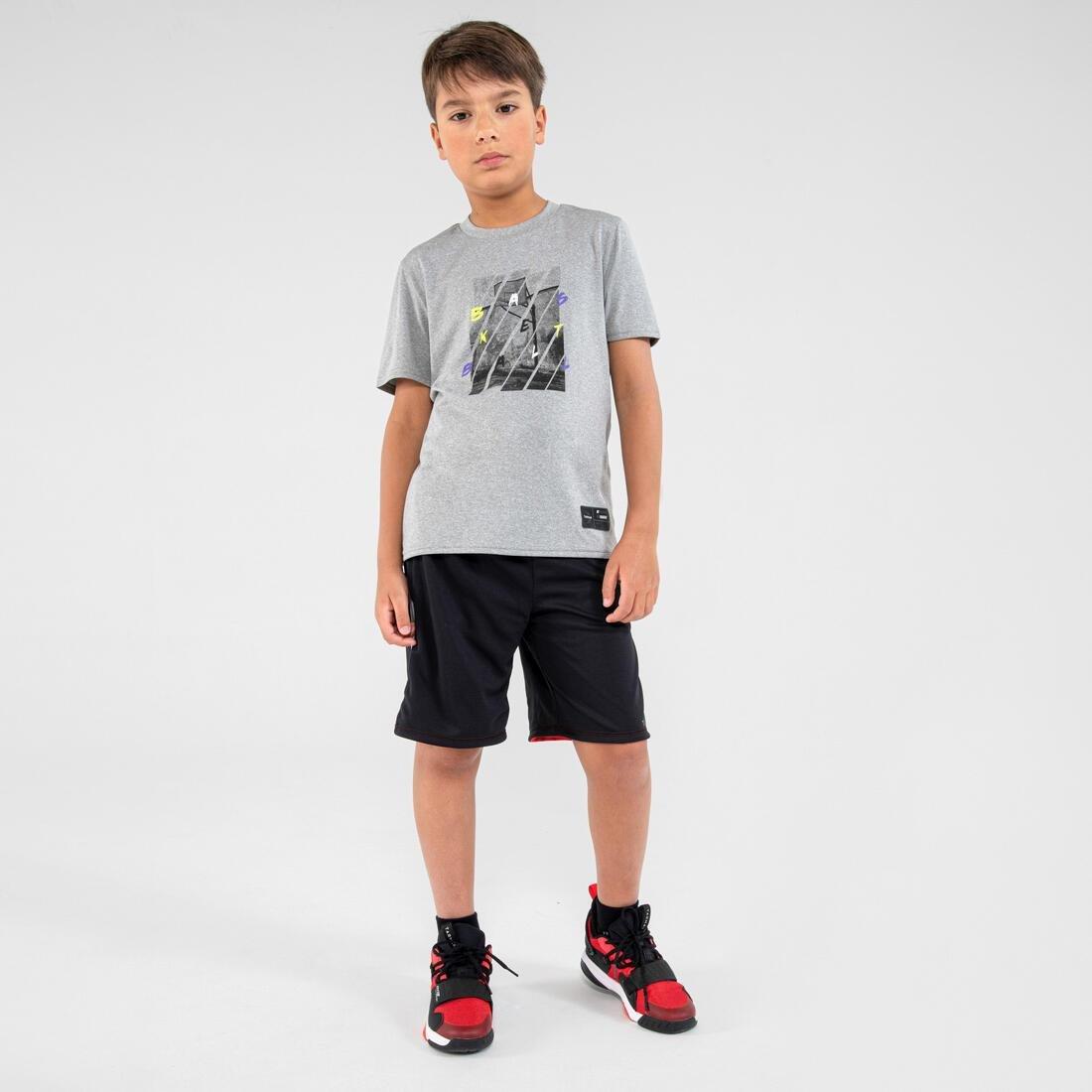 Kids' Basketball T-Shirt / Jersey - Ts500 Fast, No Color, large image number 11