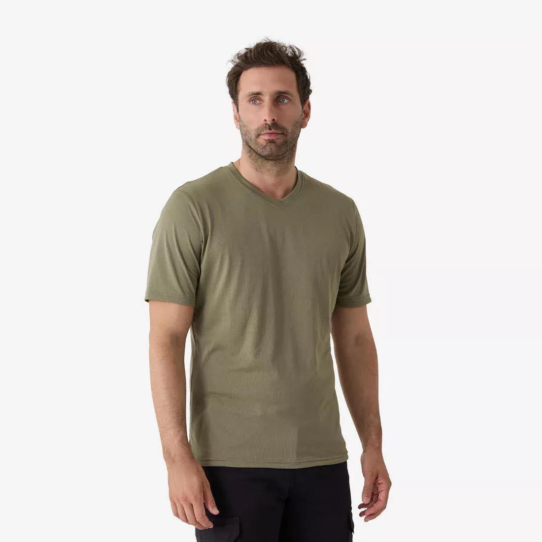 Short-sleeved hunting t-shirt - 100, Black, No Color, large image number 1