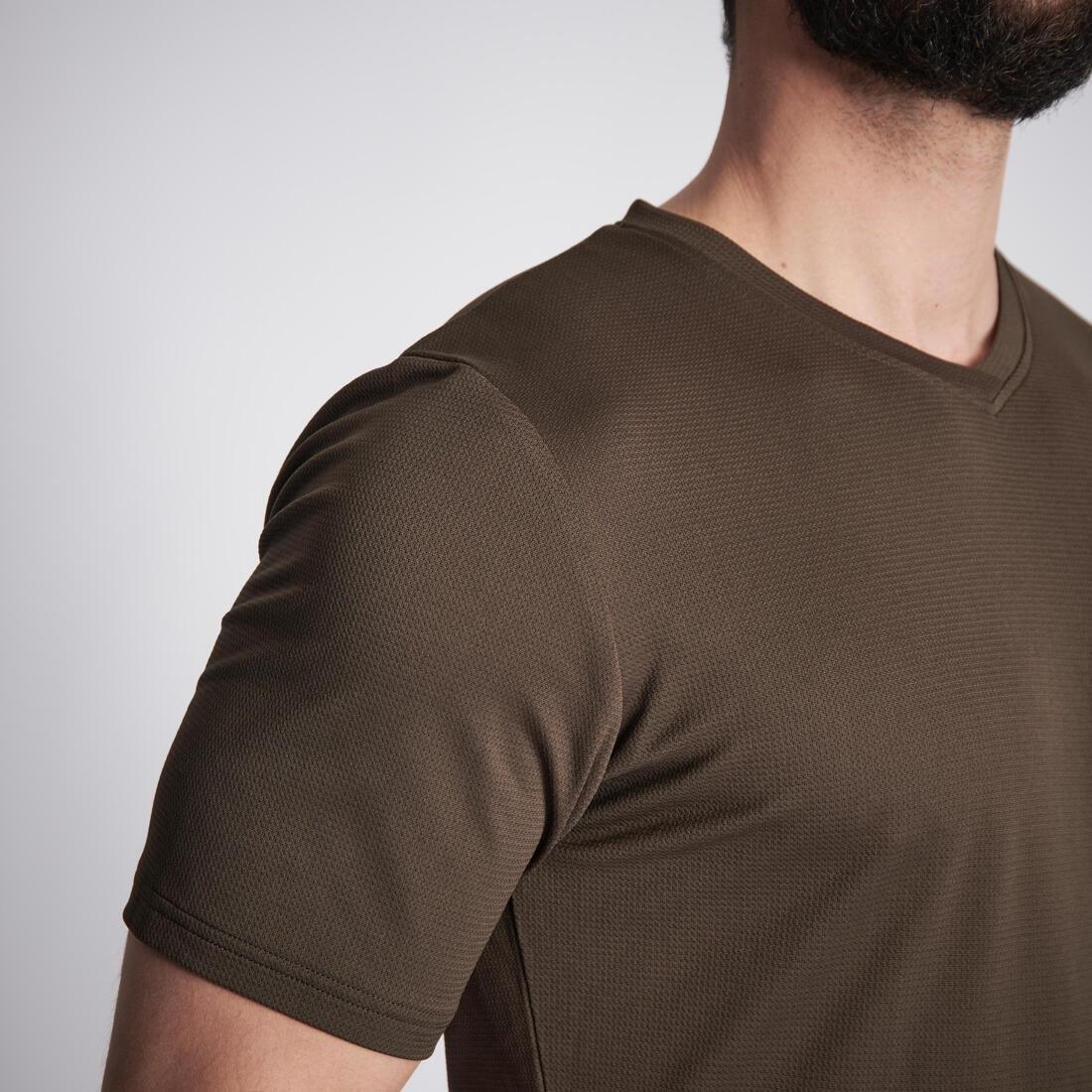 Short-sleeved hunting t-shirt - 100, Black, No Color, large image number 6