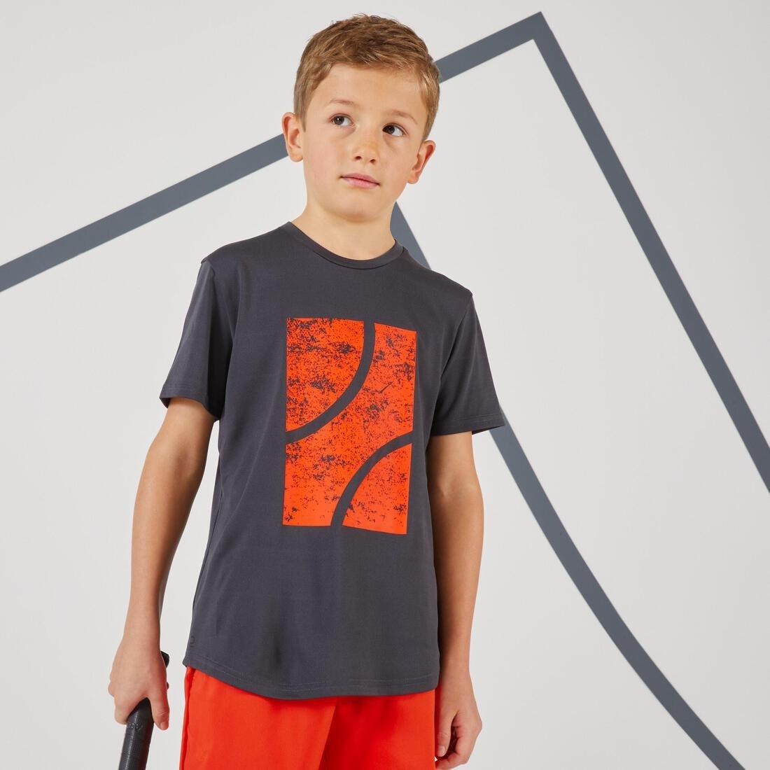 Kids Unisex Camo T-Shirt - Tts100, Carbon Grey, , medium