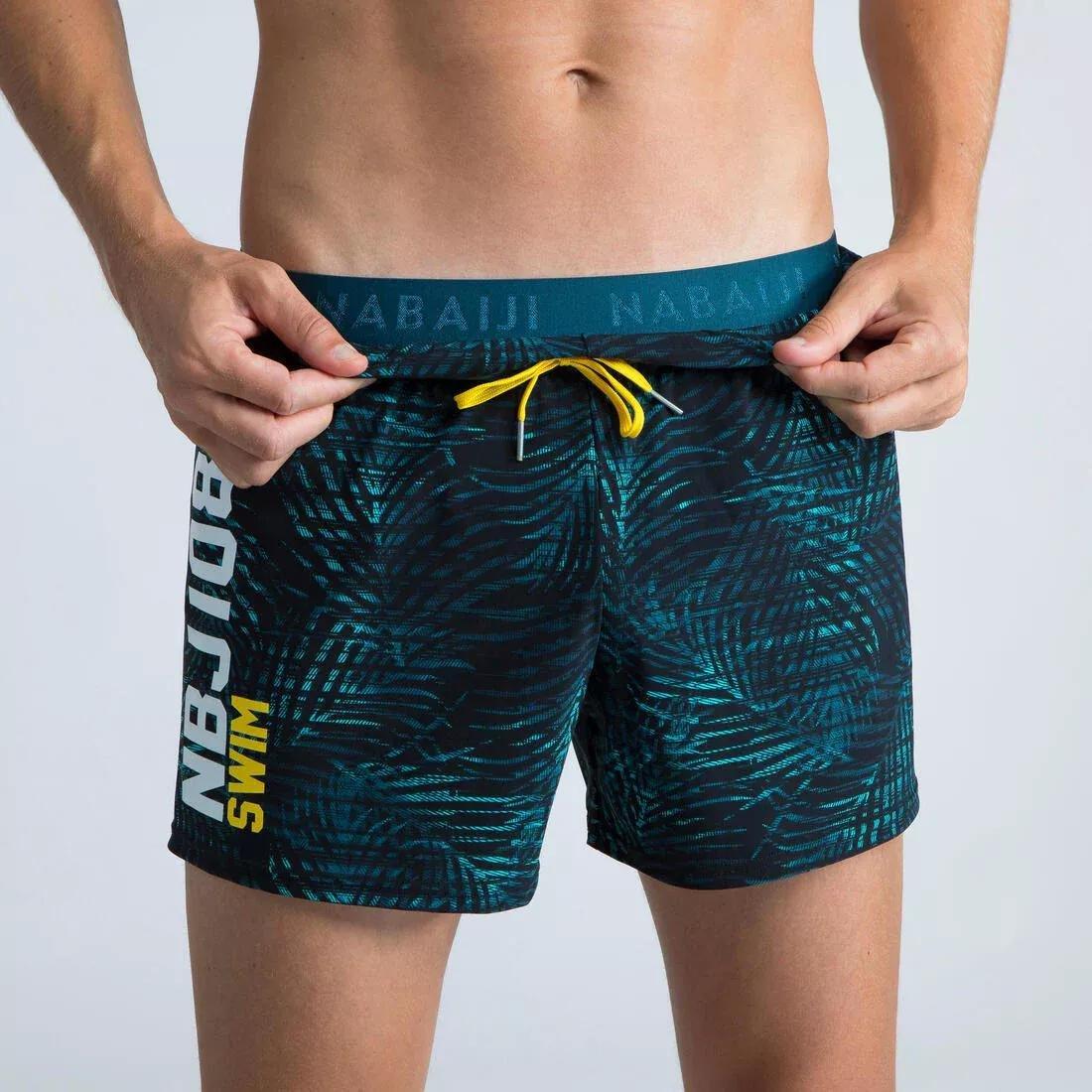 Mens 100 Short Swimming Shorts - Nbji, Black, , large image number 10
