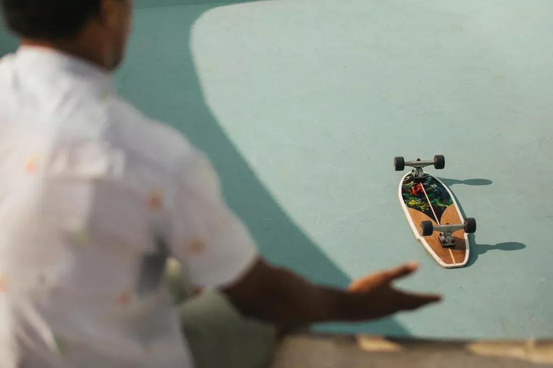 Longboard Surfskate - Cruising 32, White, 5401_000, large image number 5