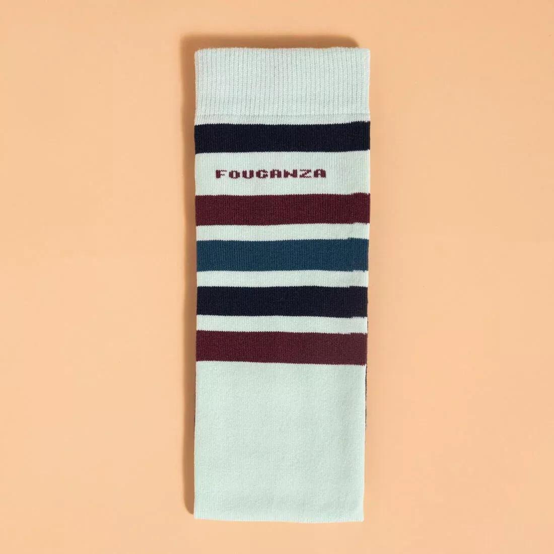 Horse Riding Socks - Sks100 Stripes, Green, No Color, large image number 11