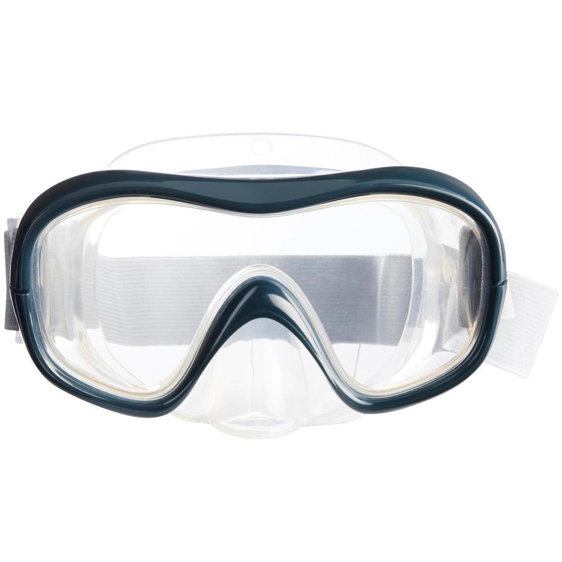 Kids Diving Mask - 100, Grey, No Color, large image number 2