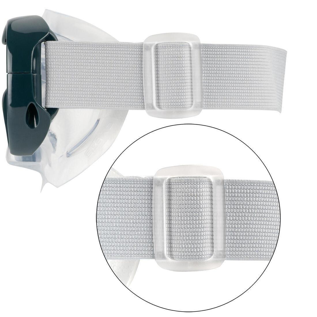 Kids Diving Mask - 100, Grey, No Color, large image number 6