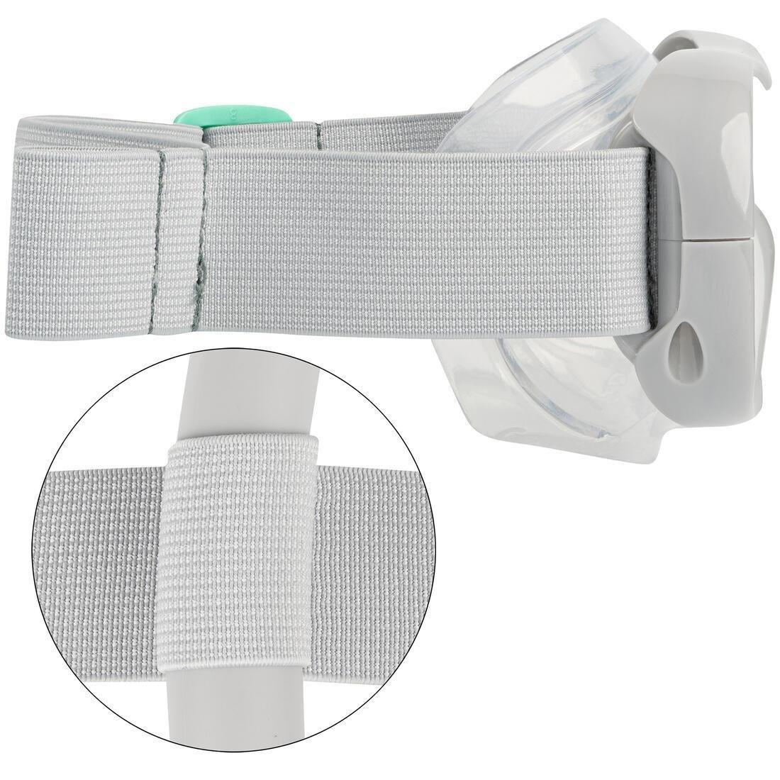 Kids Snorkelling Kit Subea Snorkel Mask - 100, Grey, , large image number 6