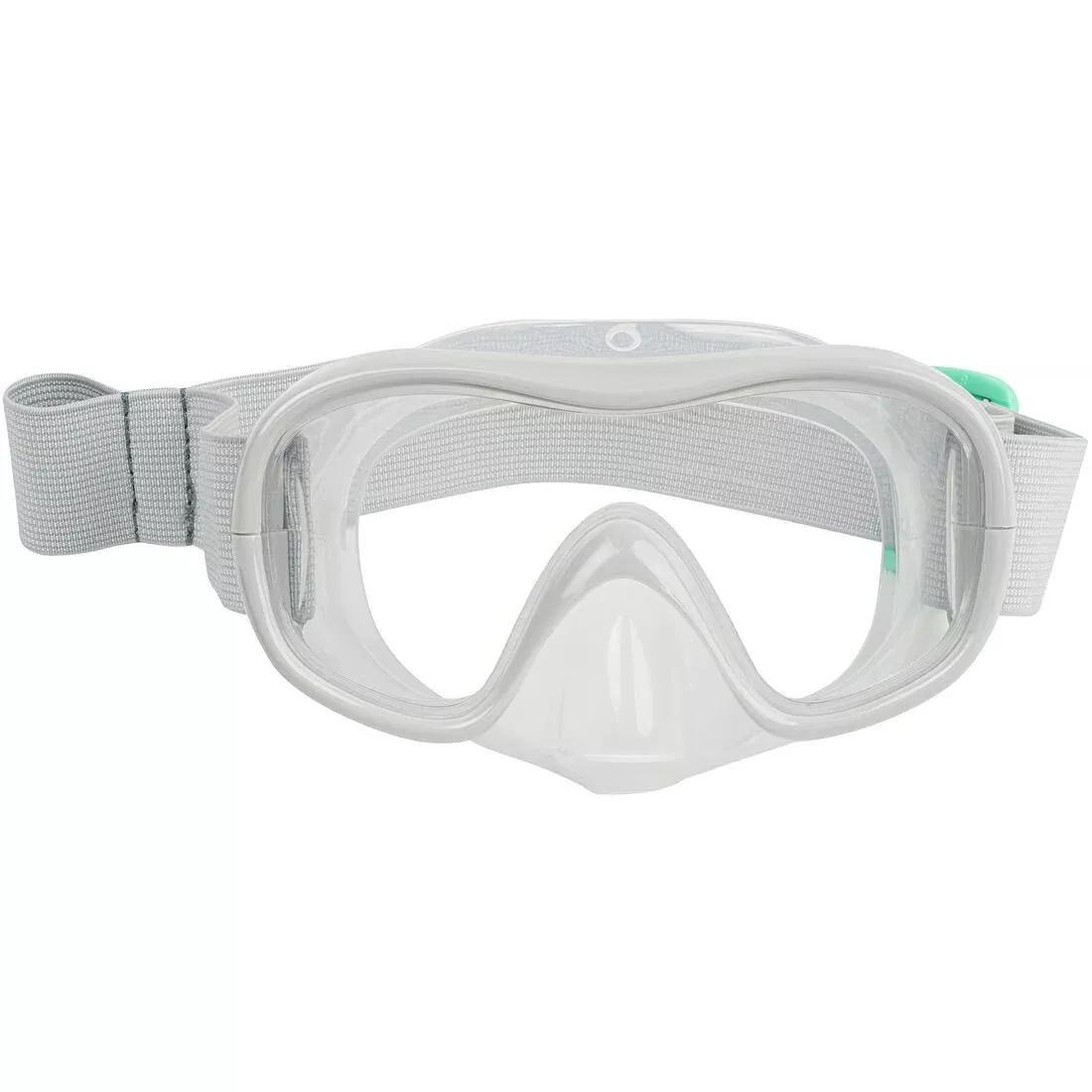 Kids Snorkelling Kit Subea Snorkel Mask - 100, Grey, , large image number 14