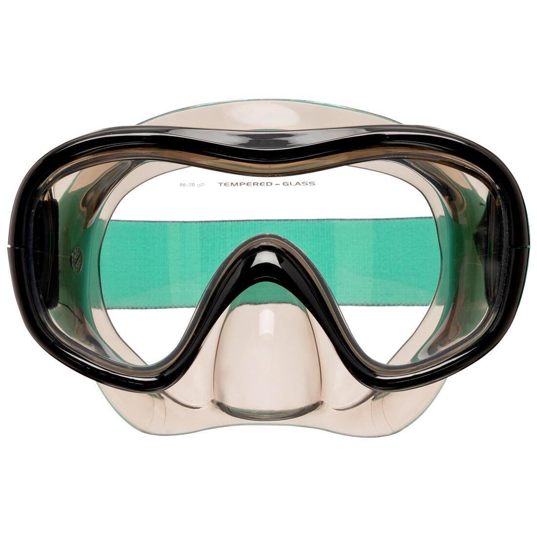 Adult Snorkelling Set, Black, , large image number 1