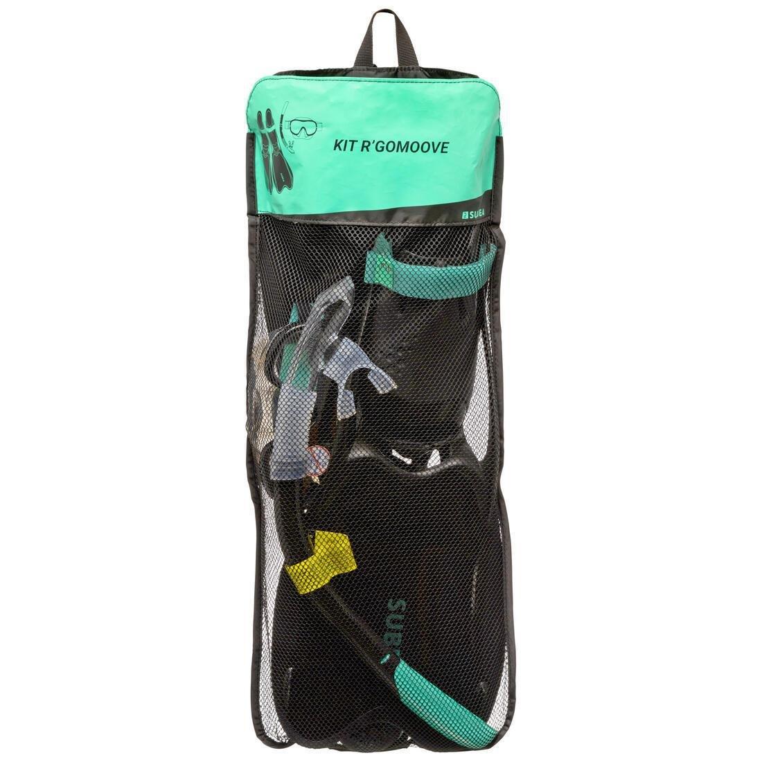 Adult Snorkelling Set, Black, No Color, large image number 9
