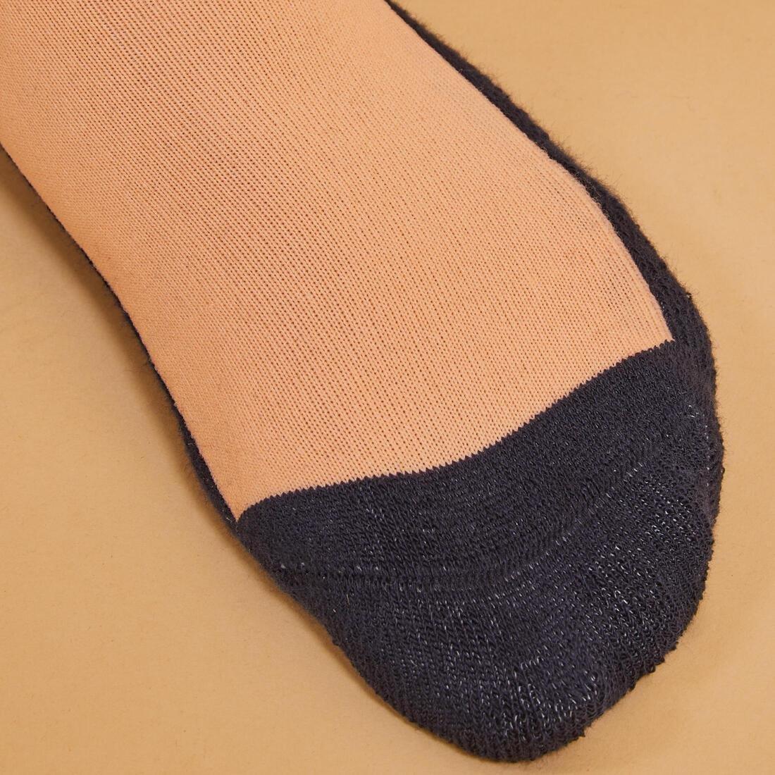 Kids Horse Riding Socks - Sks100 Stripes, Orange, No Color, large image number 9