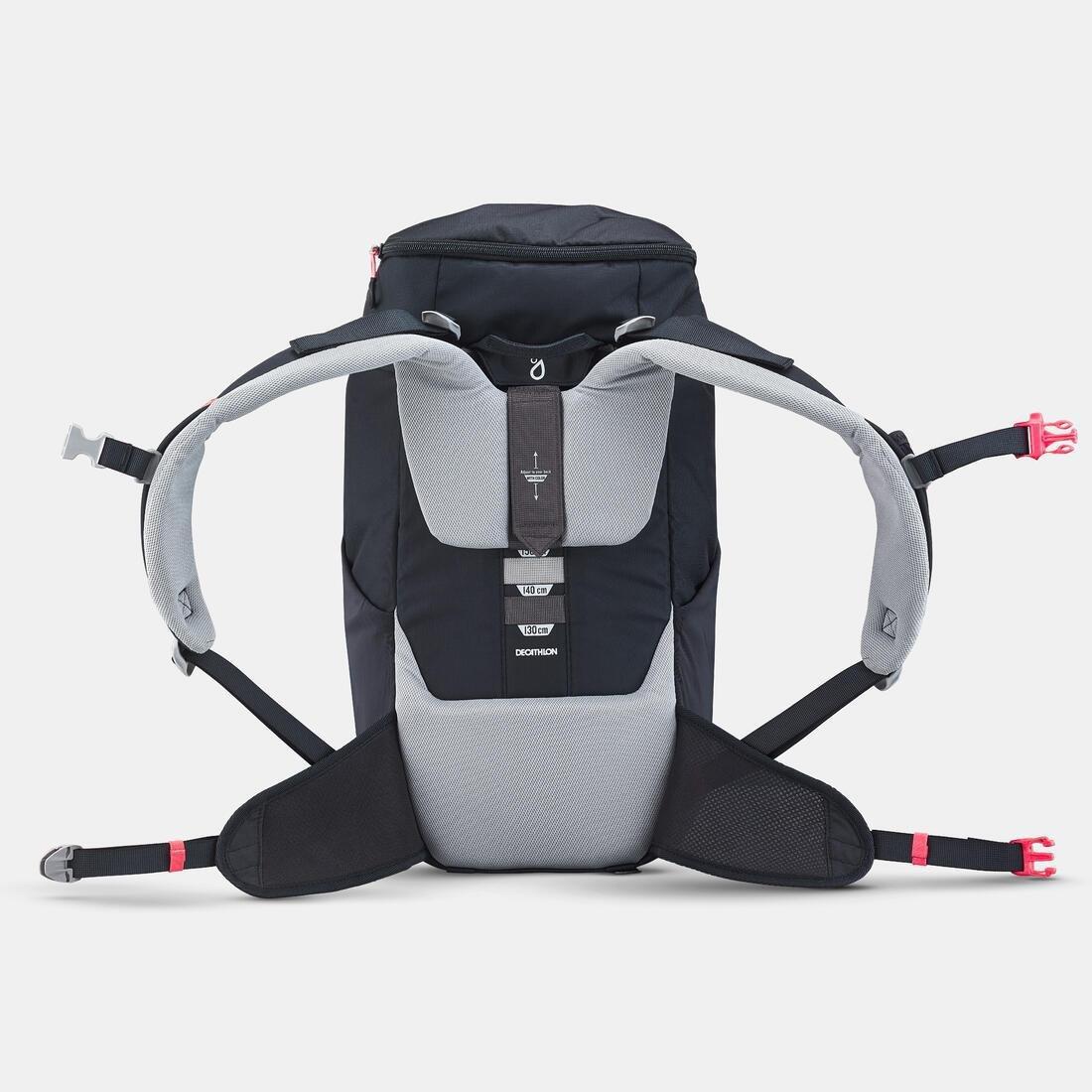 Kids Unisex Hiking Backpack - MH500 Age 7-15 28L, Grey, No Color, large image number 5