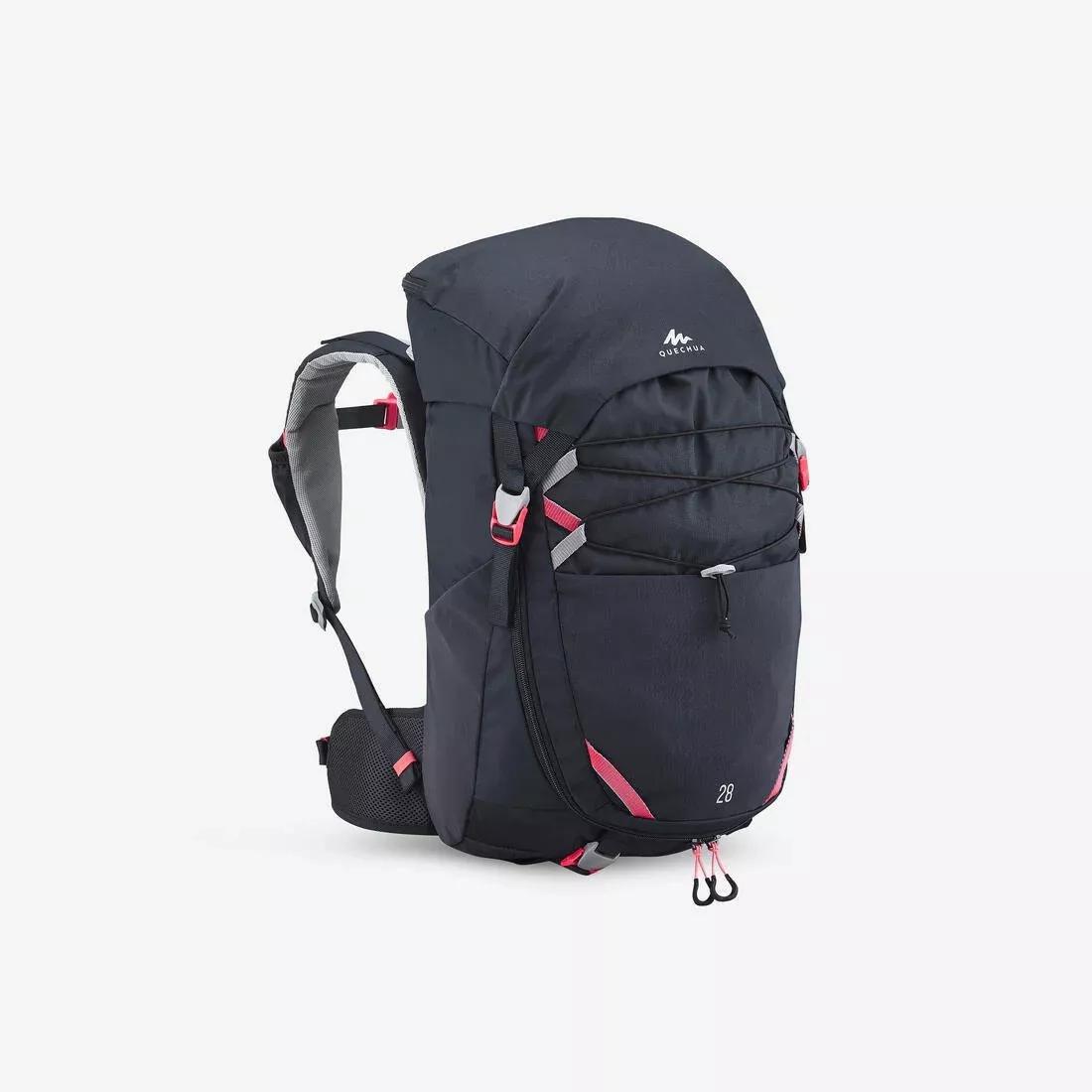 Kids Unisex Hiking Backpack - MH500 Age 7-15 28L, Grey, No Color, large image number 7