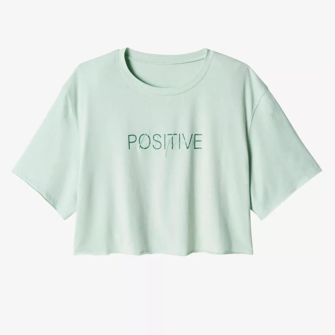 Women Tops Cropped T-Shirt, Grey, , large image number 8