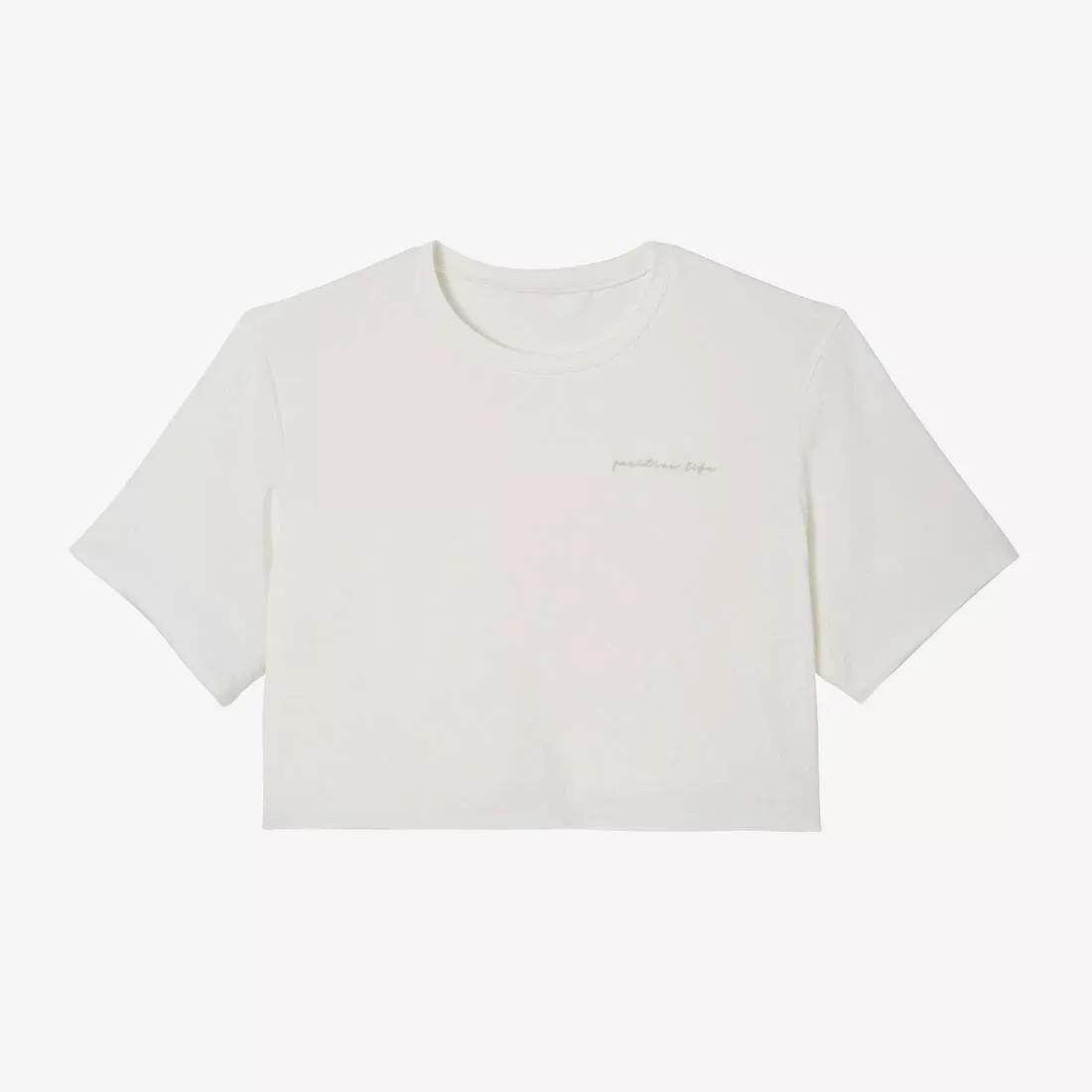 Women Tops Cropped T-Shirt, Grey, , large image number 13