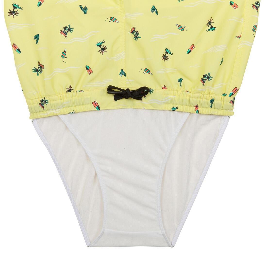 Kids Swim Shorts - 100, Yellow, No Color, large image number 2