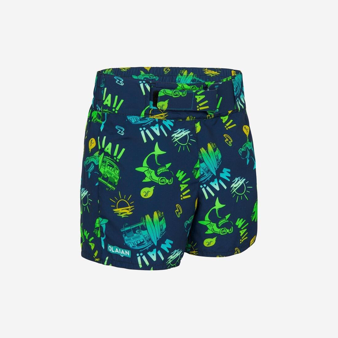 Kids Boys Swimming Shorts, Navy, No Color, large image number 1