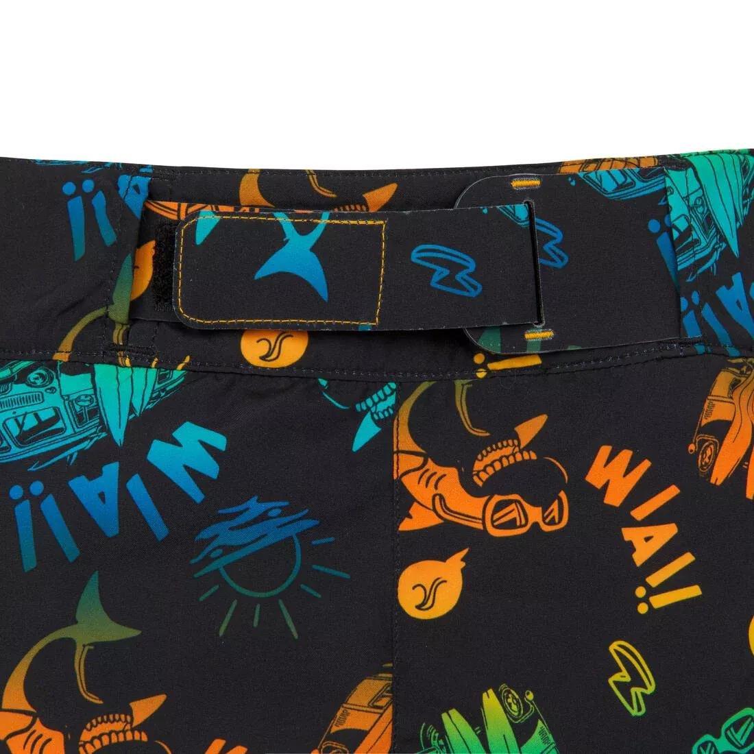 Kids Boys Swimming Shorts, Black, , large image number 2