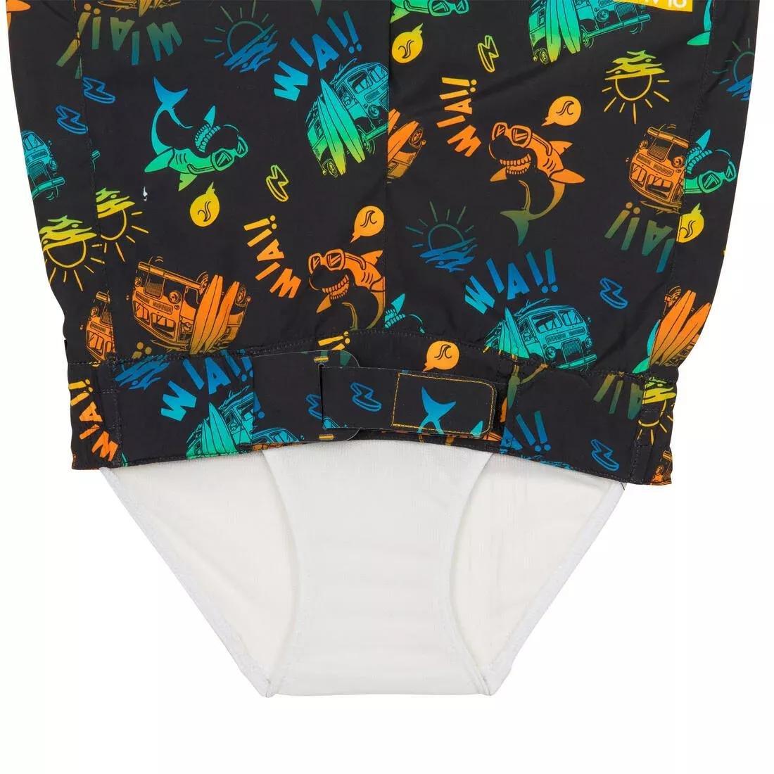 Kids Boys Swimming Shorts, Black, , large image number 10