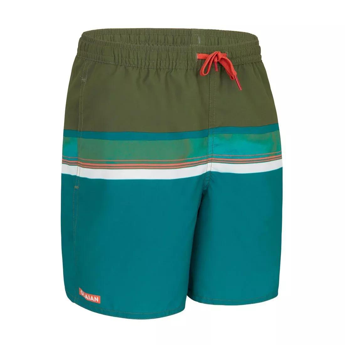 Kids Boys Swim Shorts - Sunset, Navy, , large image number 3