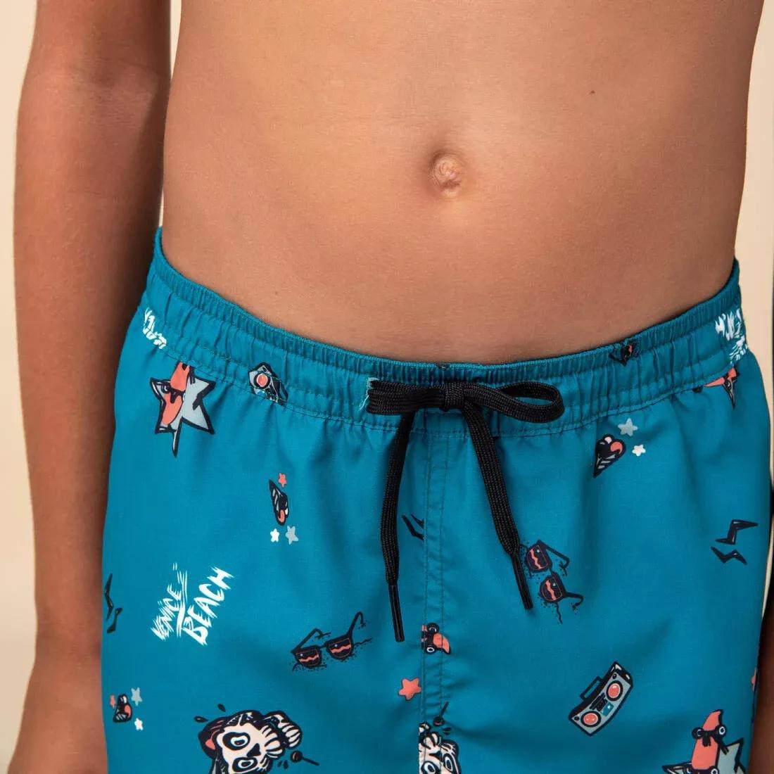 Kids Boys Swim Shorts - Sunset, Blue, , large image number 10