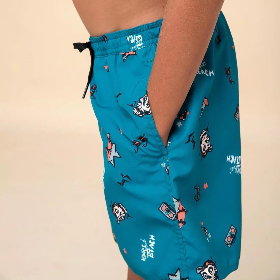 Kids Boys Swim Shorts - Sunset, Blue, , large image number 13