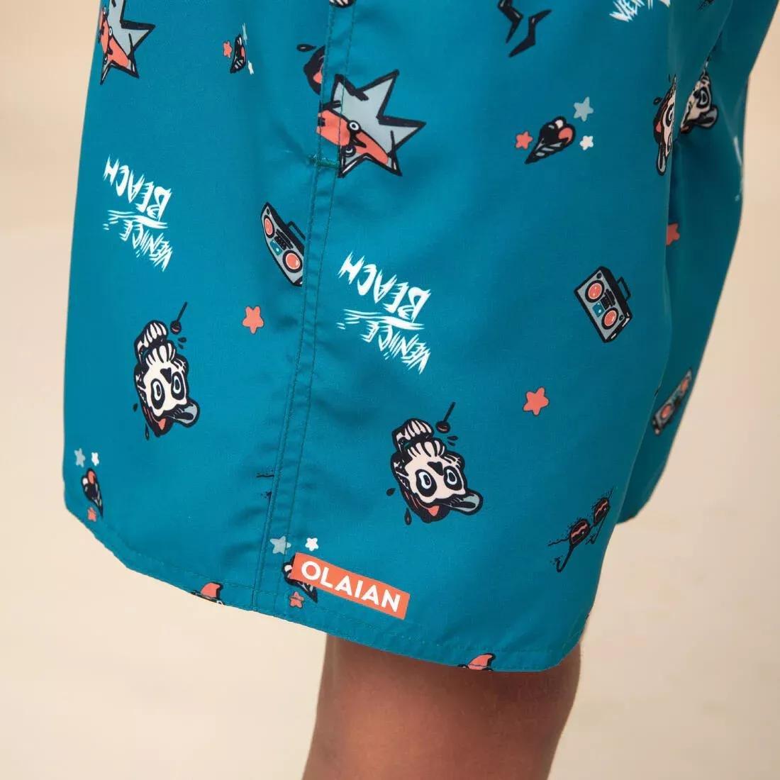 Kids Boys Swim Shorts - Sunset, Blue, , large image number 14