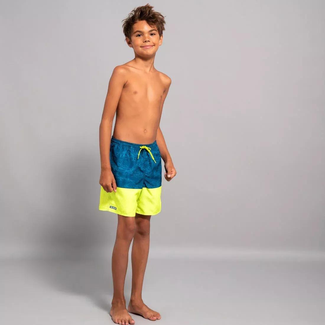 Kids Boys Swim Shorts - Sunset, Black, , large image number 8