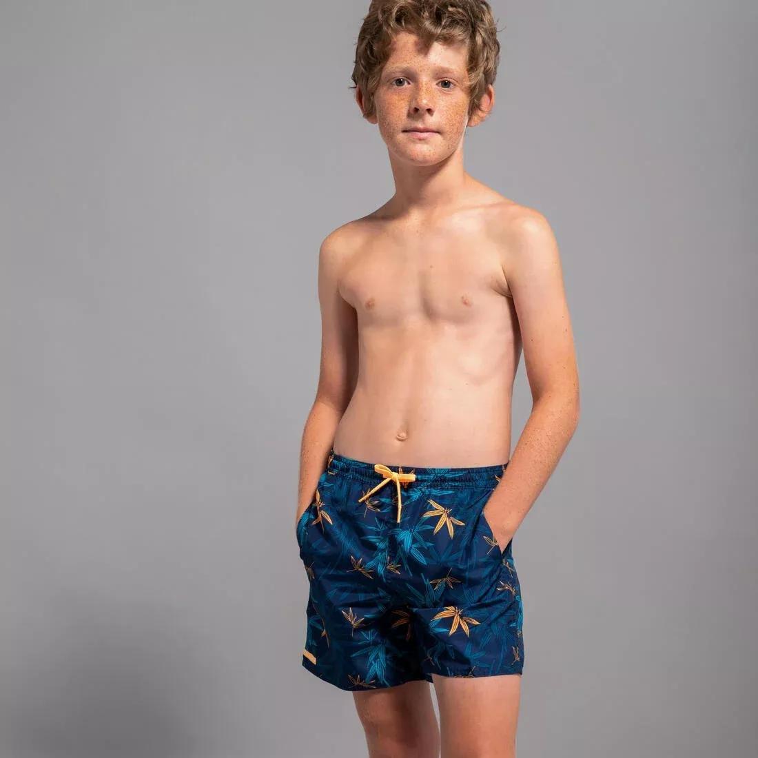 Kids Boys Swim Shorts - Sunset, Black, , large image number 14
