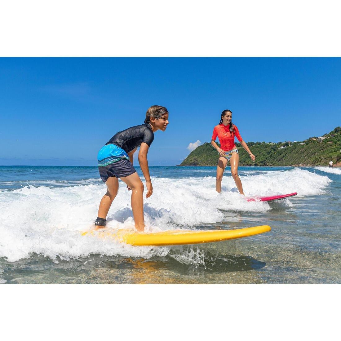 Kids Boys Swim Shorts - Sunset, Blue, No Color, medium