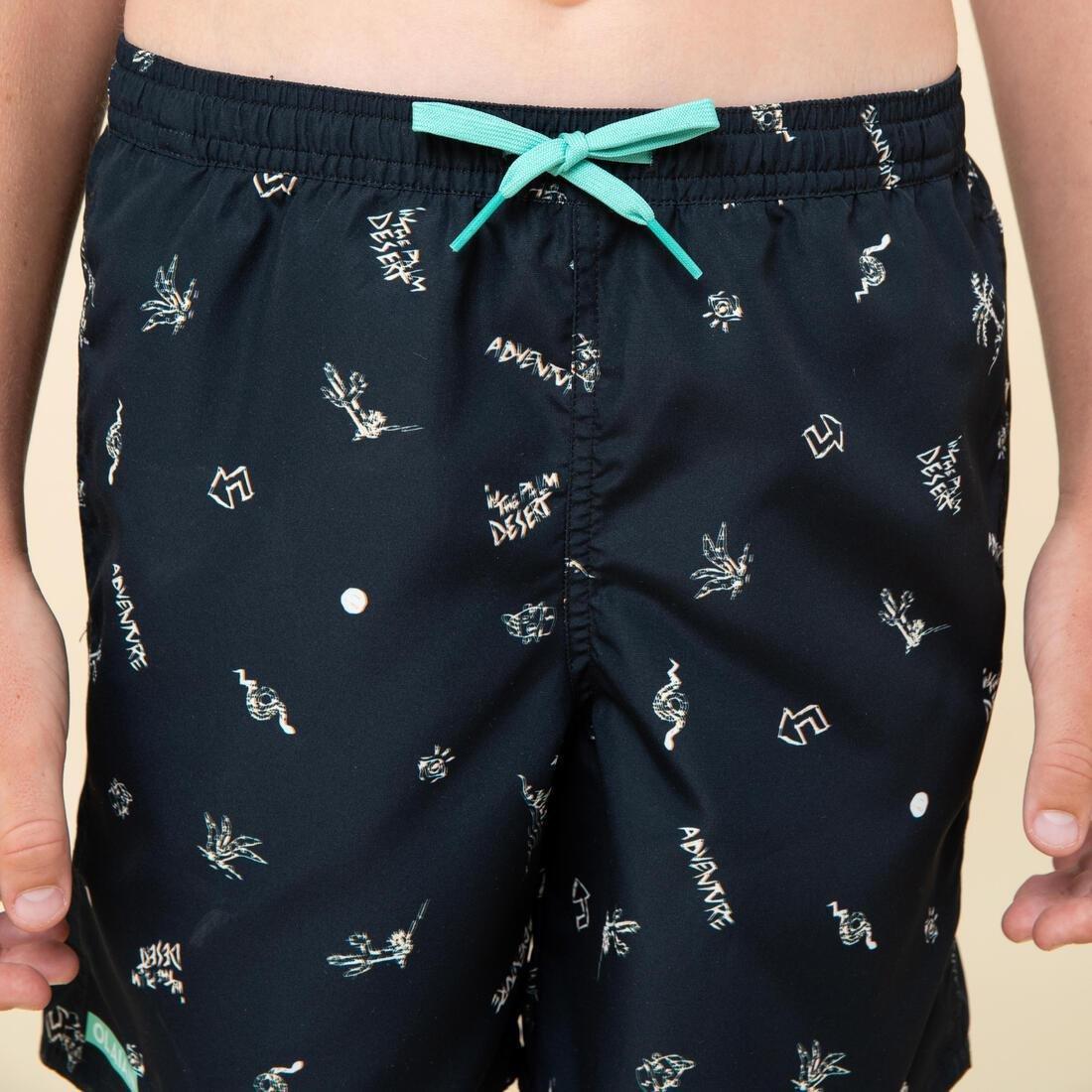 Kids Boys Swim Shorts - Sunset, Blue, , large image number 4