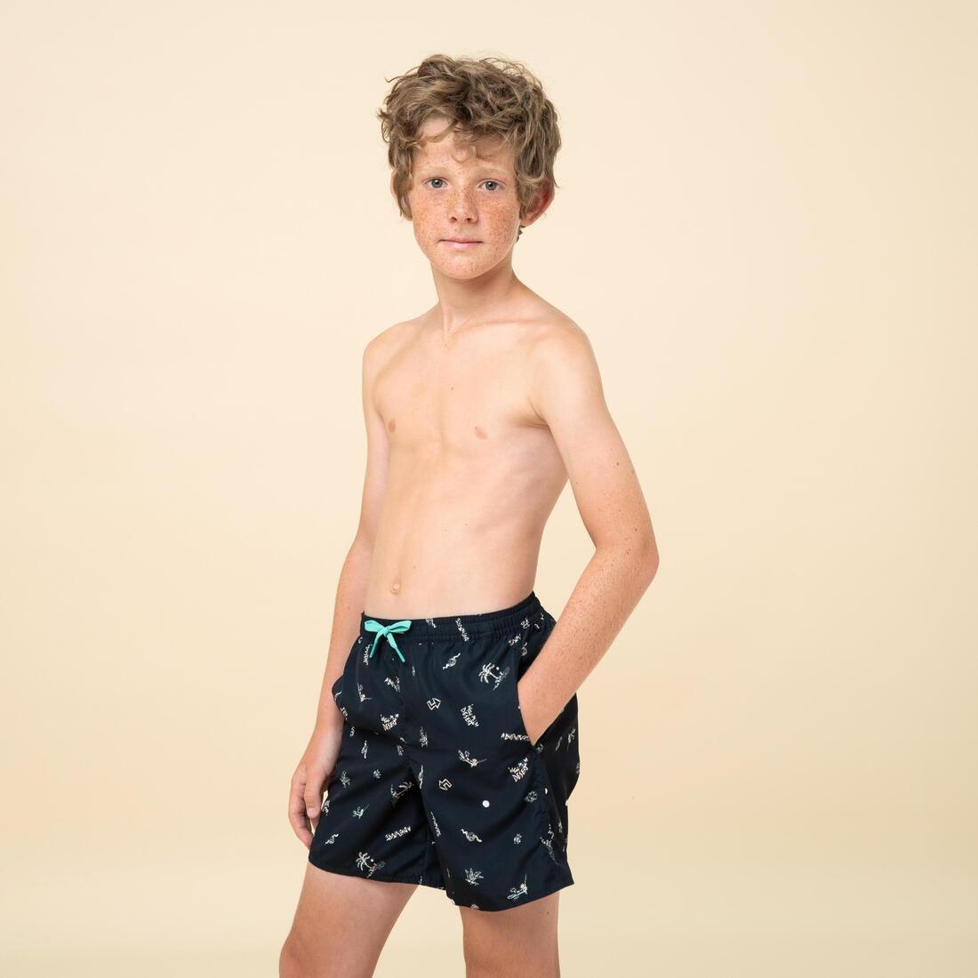 Kids Boys Swim Shorts - Sunset, Blue, , large image number 8