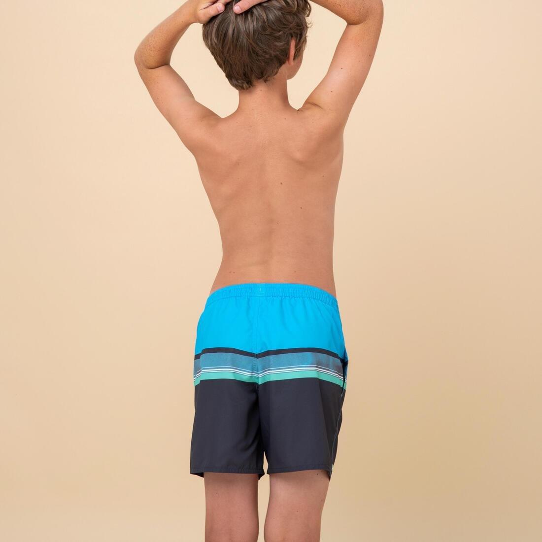Kids Boys Swim Shorts - Sunset, Blue, , large image number 12