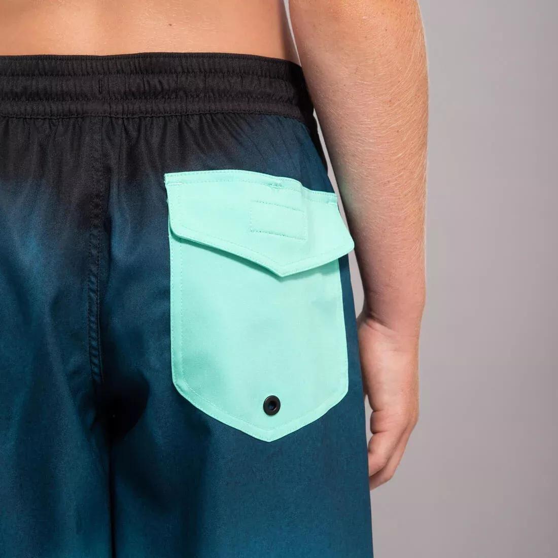 Kids Boys Swim Shorts - 500, Black, No Color, large image number 4