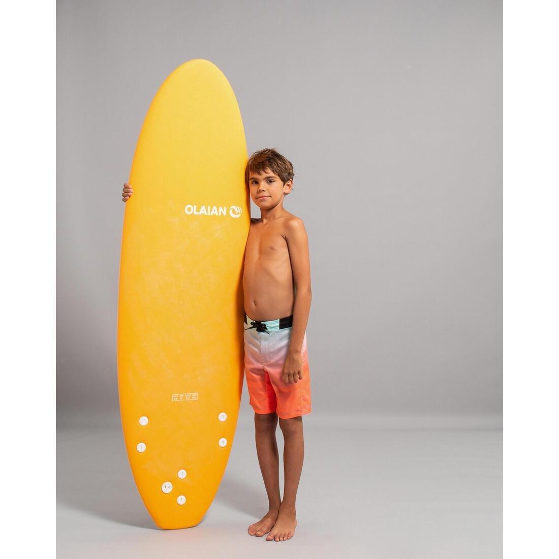 Kids Boys Swimming Shorts - 550 Offshore, Orange, , large image number 1