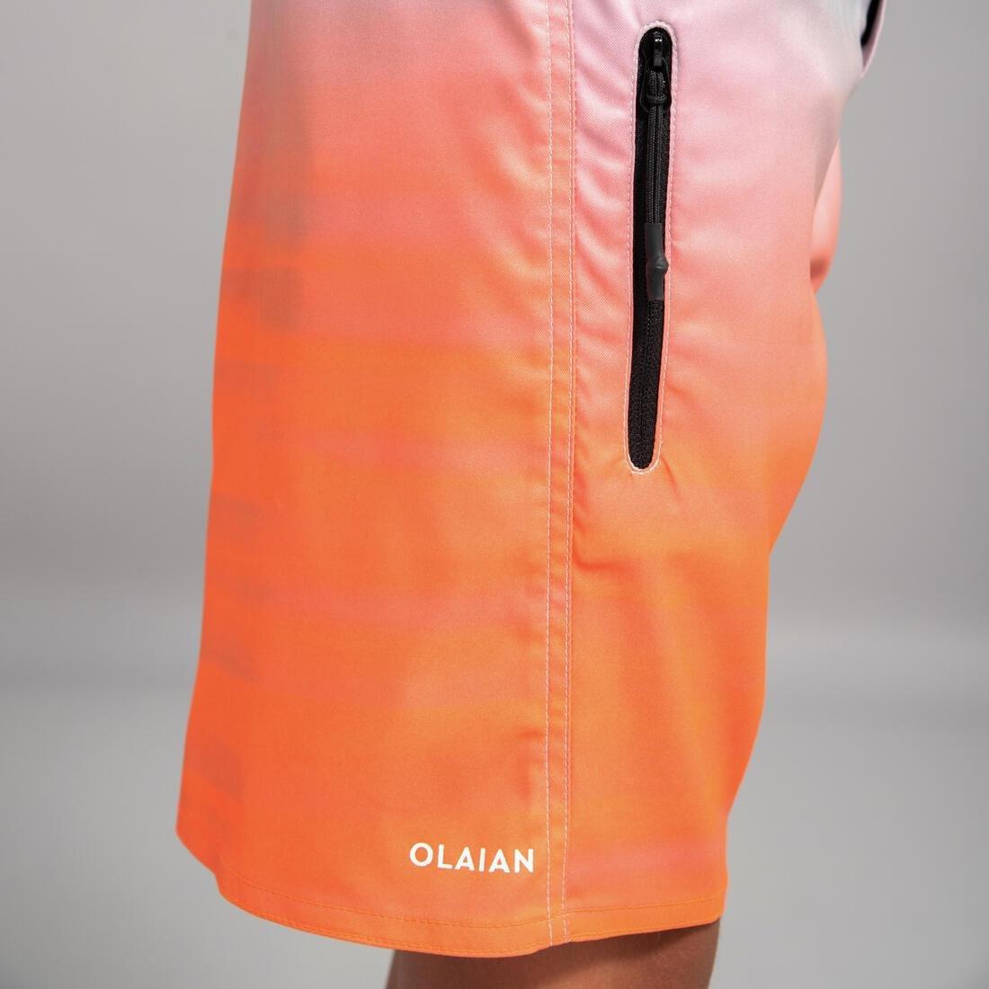 Kids Boys Swimming Shorts - 550 Offshore, Orange, , large image number 5