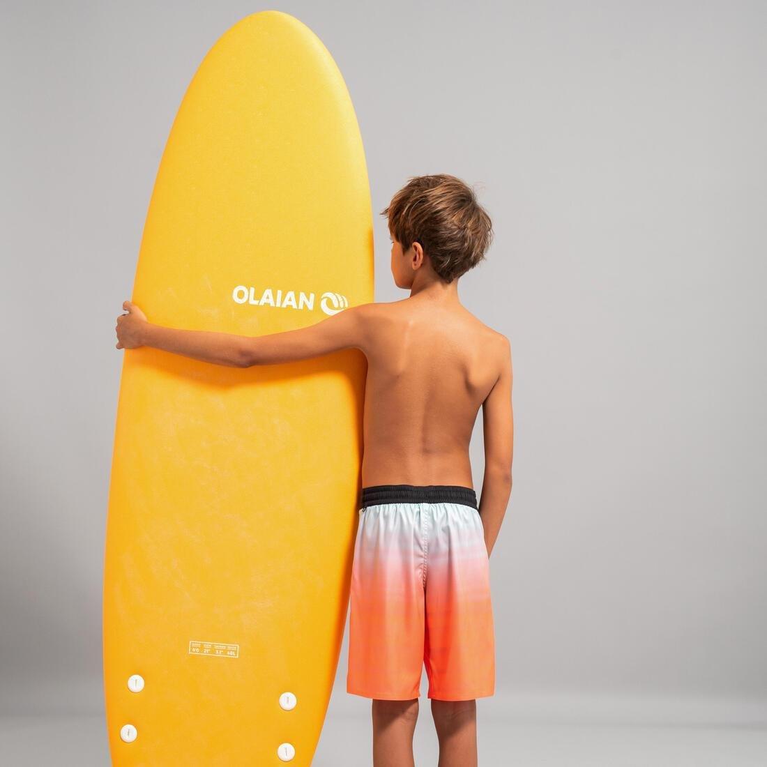 OLAIAN - Kids Boys Swimming Shorts - 550 Offshore, Orange