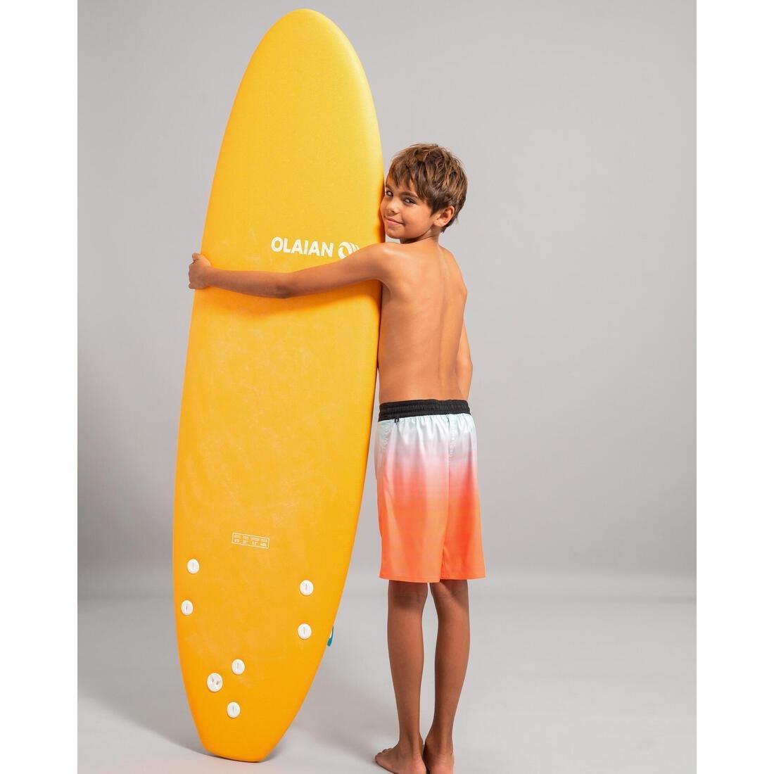 Kids Boys Swimming Shorts - 550 Offshore, Orange, , large image number 7