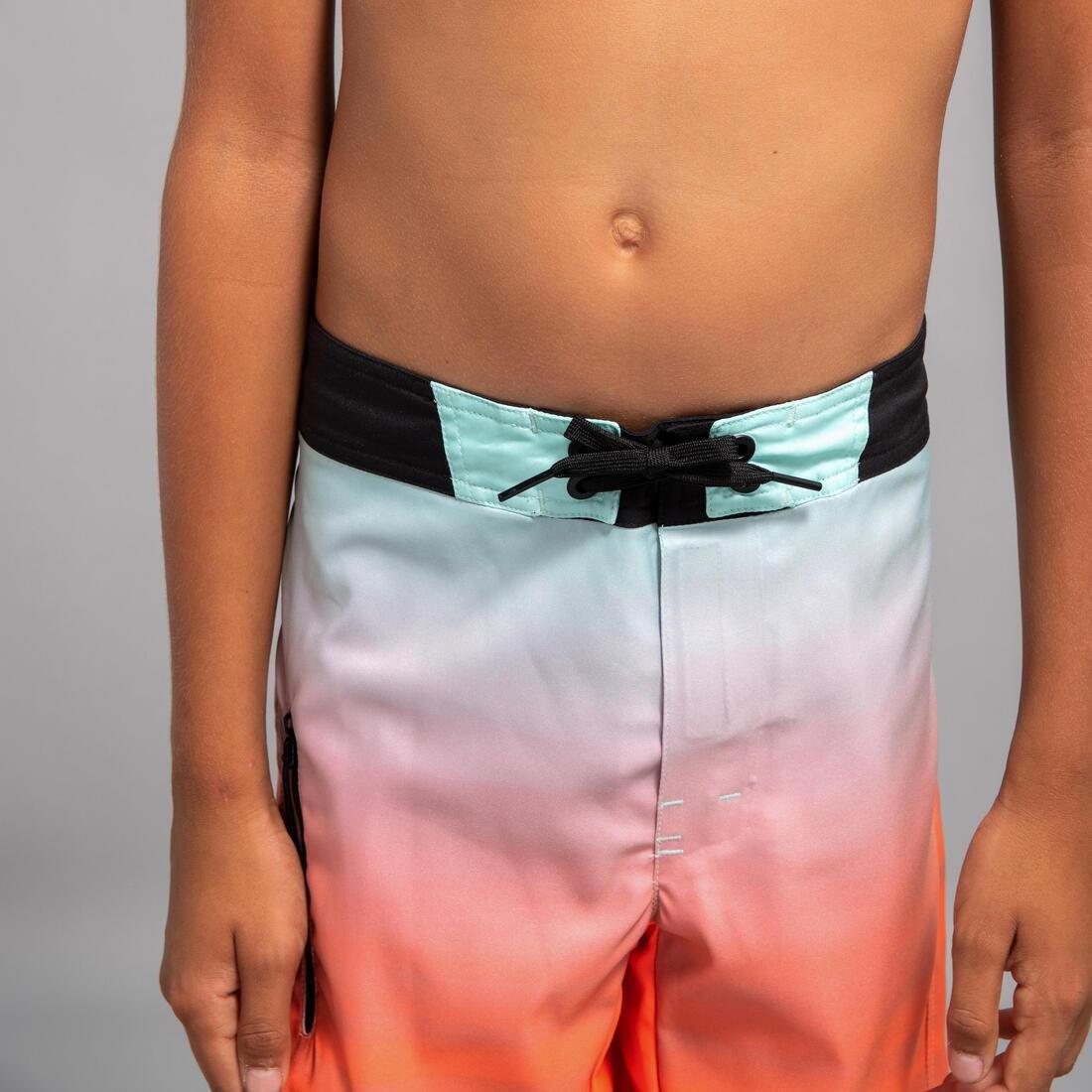Kids Boys Swimming Shorts - 550 Offshore, Orange, , large image number 8