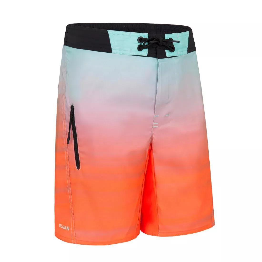 Kids Boys Swimming Shorts - 550 Offshore, Orange, , large image number 9